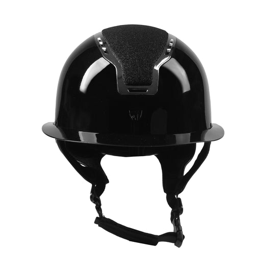 Safety Helmet Gaudi Glossy Black/Silver