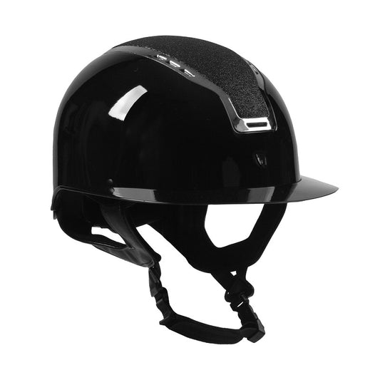 Safety Helmet Gaudi Glossy Black/Silver