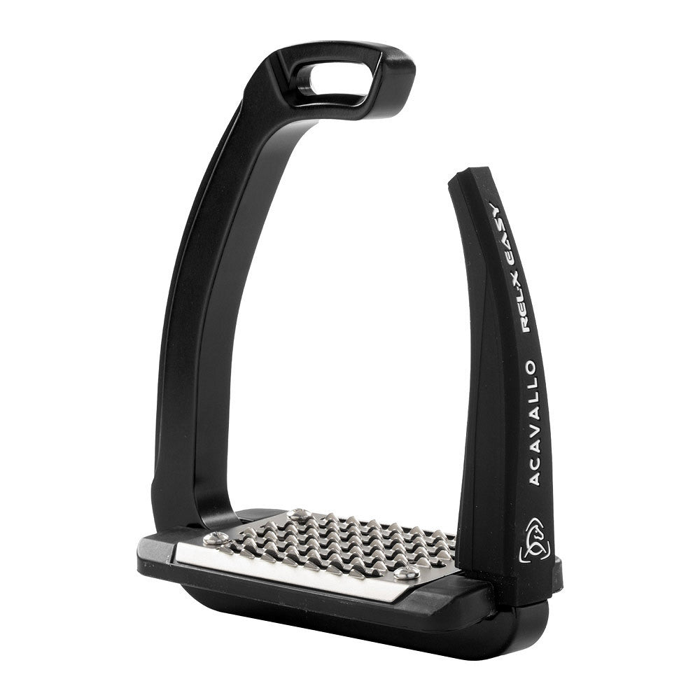 Acavallo stirrups REL-X Easy Black