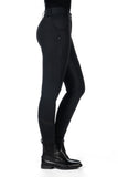 Riding breeches Ari Mid Rise silicone full seat Black