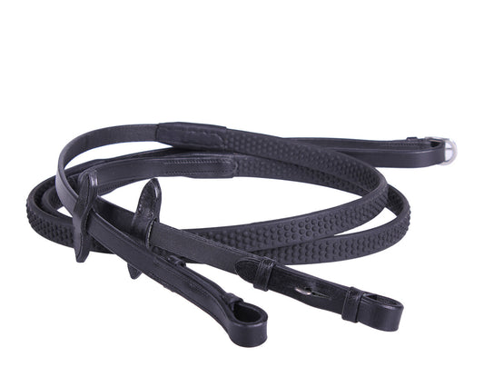 Reins rubber Soft Brown