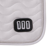 Saddle pad number white