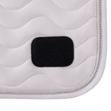 Saddle pad number white