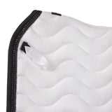 Saddle pad number black/white