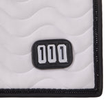 Saddle pad number black/white