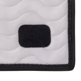 Saddle pad number black/white