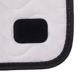 Saddle pad number black/white