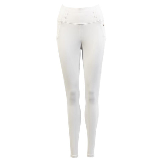 Riding leggings Otranto Women's silicone seat Lucent White