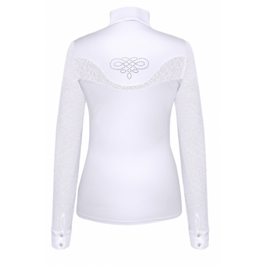 Wedstrijdshirt Cecile 2.0 Dames Wit Lange Mouw