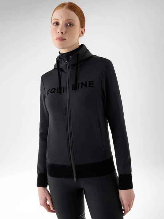 Equiline Full Zip Sweatshirt Zwart