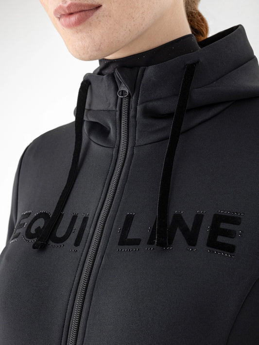 Equiline Full Zip Sweatshirt Zwart