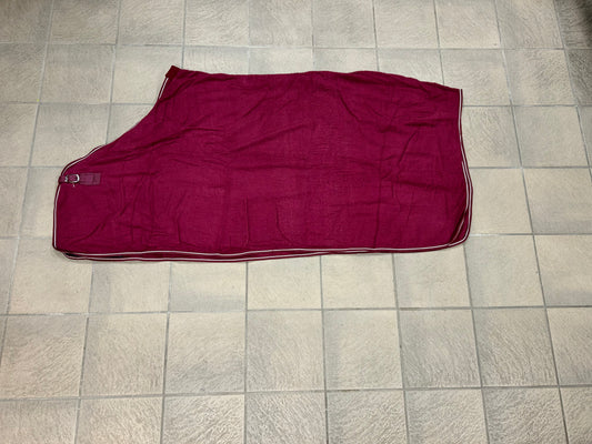 Fleece Deken Badstof Bordeaux [mt 175]