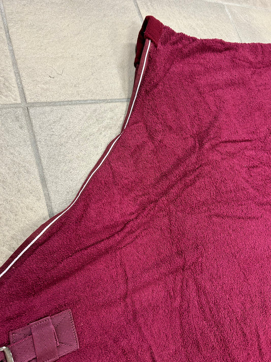 Fleece Deken Badstof Bordeaux [mt 175]