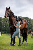 Mrs. Ros Seamless Riding Breeches Lavender Fields Green