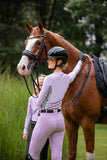 Mrs. Ros Silhouette Riding Breeches Lavender Fields Lilac