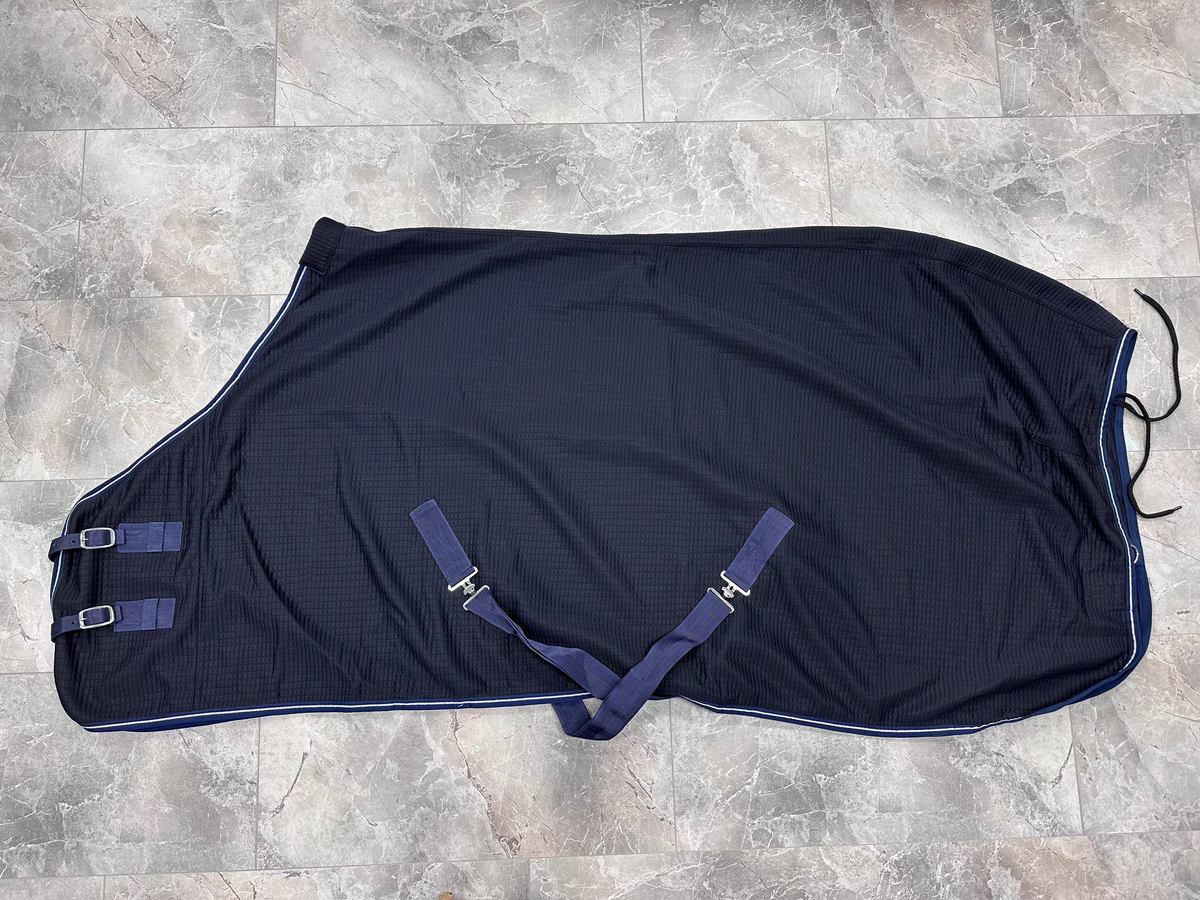 Fleece cooler Navy wafel  [195]