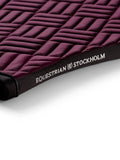 Equestrian Stockholm Zadeldek Modern Purple Night