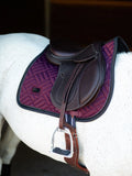 Equestrian Stockholm Zadeldek Modern Purple Night