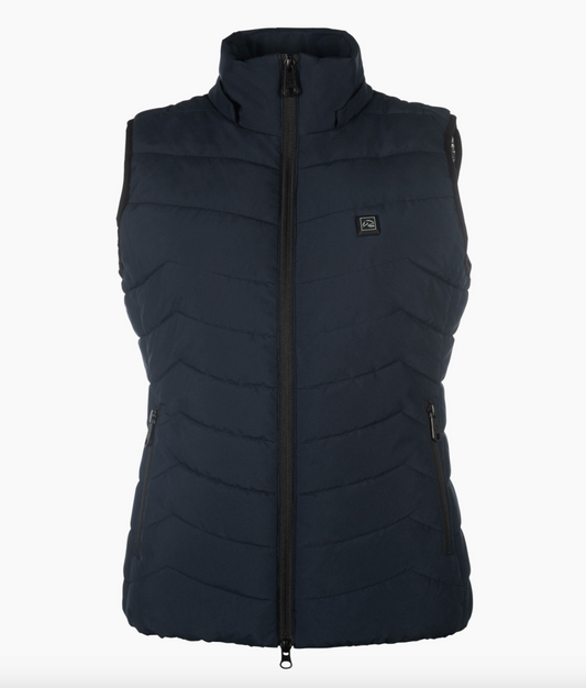 PRE-ORDER Verwarmde bodywarmer high temperature Style Navy