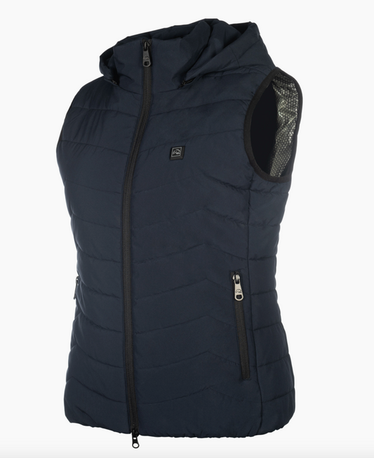 PRE-ORDER Verwarmde bodywarmer high temperature Style Navy