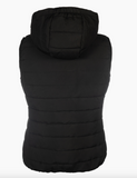 Verwarmde bodywarmer high temperature Style Zwart