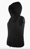 Verwarmde bodywarmer high temperature Style Zwart