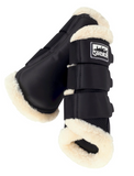 Eskadron Leg Protectors Soft Mesh Fauxfur Black 