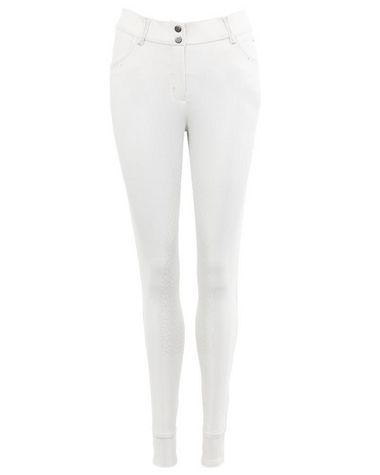 Brighton Ladies Riding Breeches White Silicone Seat