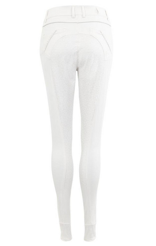 Brighton Ladies Riding Breeches White Silicone Seat