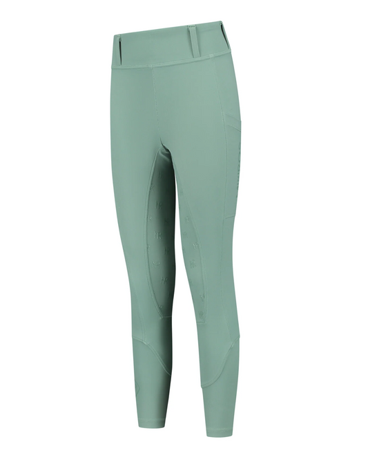 Mini Ros Riding Leggings Romeé Green Lavender Fields