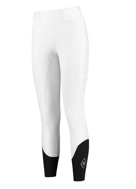 Mrs. Ros. Silhouette Riding Tights White