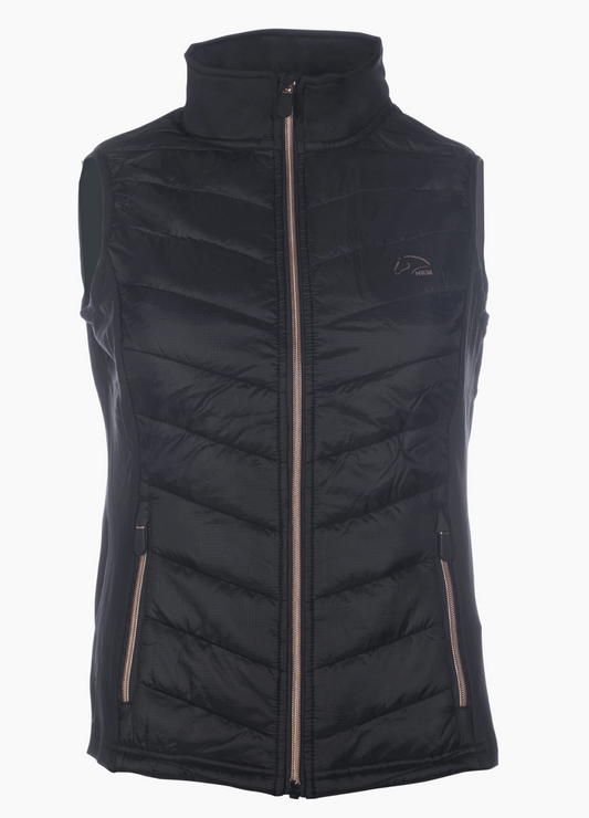 Bodywarmer Basel Zwart/Rosegold