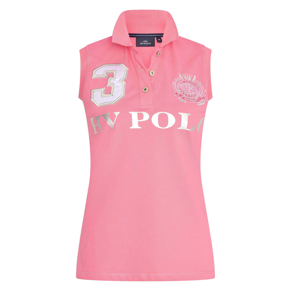 Poloshirt Favouritas Mouwloos Power Pink