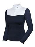 Equestrian Stockholm Refined Competition Top Navy White