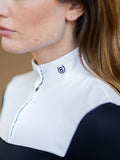 Equestrian Stockholm Refined Competition Top Navy White