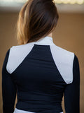 Equestrian Stockholm Refined Competition Top Navy White