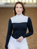 Equestrian Stockholm Refined Competition Top Navy White